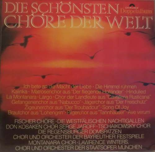 Cover Various - Die Schönsten Chöre Der Welt (2xLP, Comp, Gat) Schallplatten Ankauf