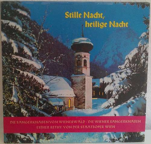 Cover Die Wiener Sängerknaben, Die Sängerknaben Vom Wienerwald, Esther Réthy - Stille Nacht, Heilige Nacht (LP) Schallplatten Ankauf