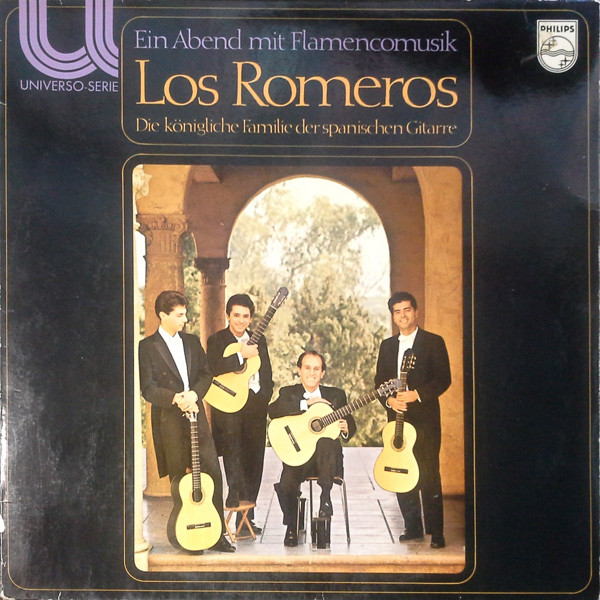 Cover Los Romeros* - Ein Abend Mit Flamencomusik - Die Königliche Familie Der Spanischen Gitarre (LP) Schallplatten Ankauf