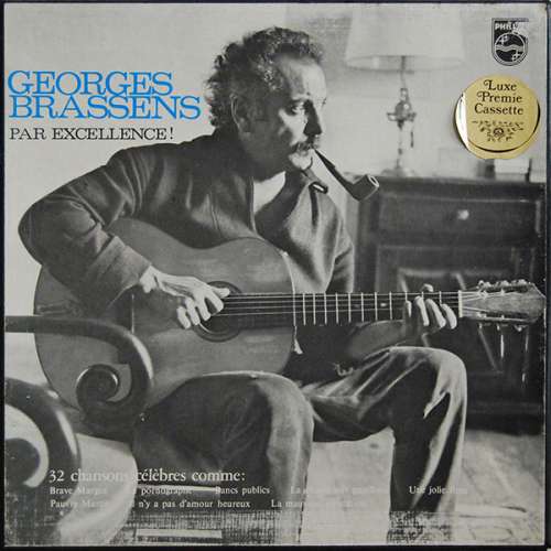 Cover Georges Brassens - Georges Brassens Par Excellence! 32 Chansons Célèbres (2xLP, Comp, Del) Schallplatten Ankauf