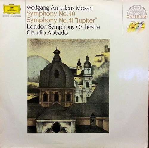 Cover Wolfgang Amadeus Mozart, London Symphony Orchestra*, Claudio Abbado - Symphony No. 40 / Symphony No. 41 Jupiter (LP, Album, RE, RM) Schallplatten Ankauf