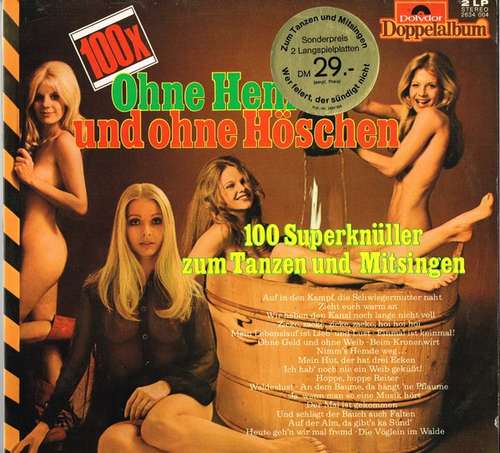 Bild Various - 100x Ohne Hemd Und Ohne Höschen (2xLP, Gat) Schallplatten Ankauf