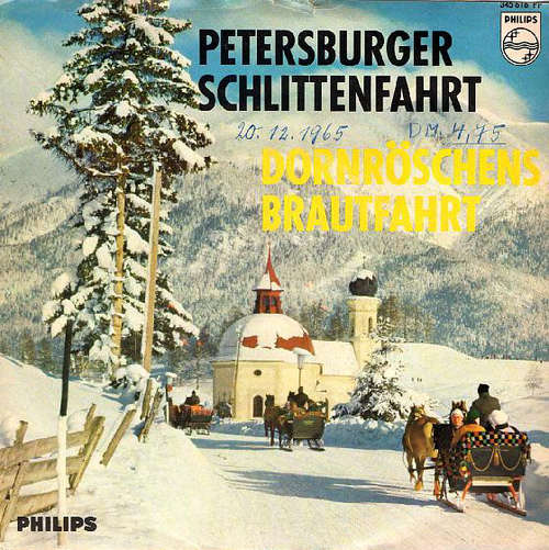 Bild Alfred Hause Und Sein Orchester* - Petersburger Schlittenfahrt (7, Single, Mono) Schallplatten Ankauf
