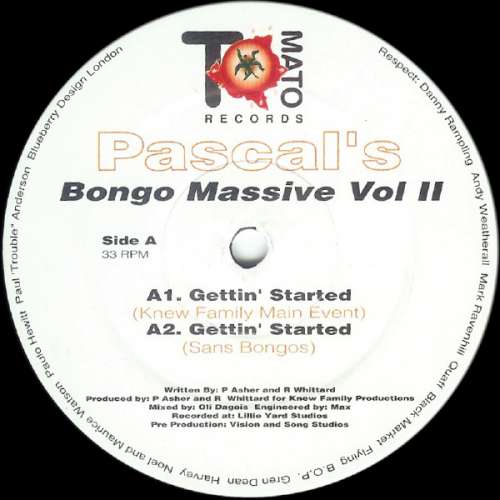 Cover Pascal's Bongo Massive - Volume II (12) Schallplatten Ankauf
