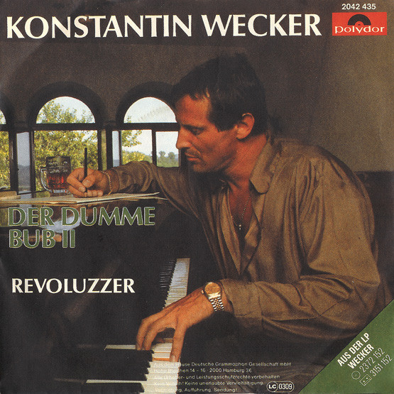 Cover Konstantin Wecker - Der Dumme Bub II (7) Schallplatten Ankauf