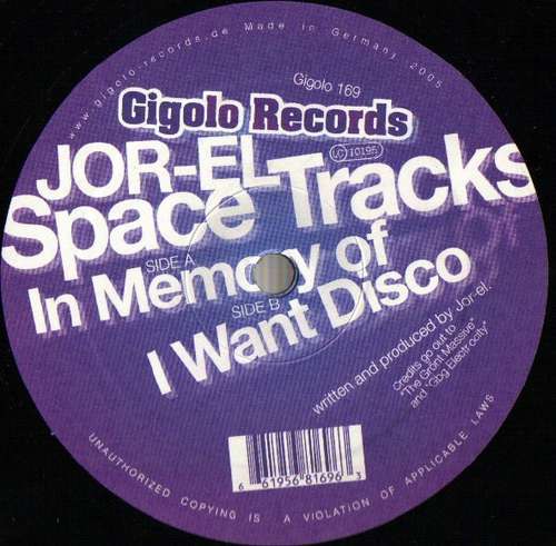 Cover Jor-El - Space Tracks (12) Schallplatten Ankauf