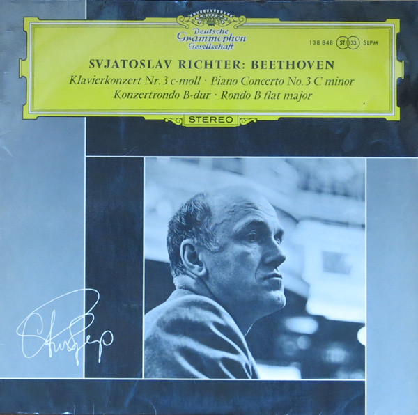 Cover Svjatoslav Richter* : Beethoven* - Klavierkonzert Nr. 3 C-moll = Piano Concerto No. 3 C Minor • Konzertrondo B-dur = Rondo B Flat Major (LP, RE) Schallplatten Ankauf