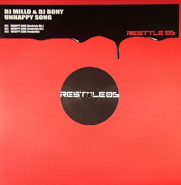 Cover DJ Millo & DJ Bony - Unhappy Song (12) Schallplatten Ankauf