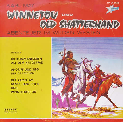Cover Karl May - Winnetou Und Old Shatterhand - Abenteuer Im Wilden Westen (LP) Schallplatten Ankauf