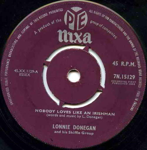 Cover Lonnie Donegan And His Skiffle Group* - Nobody Loves Like An Irishman (7, Single) Schallplatten Ankauf
