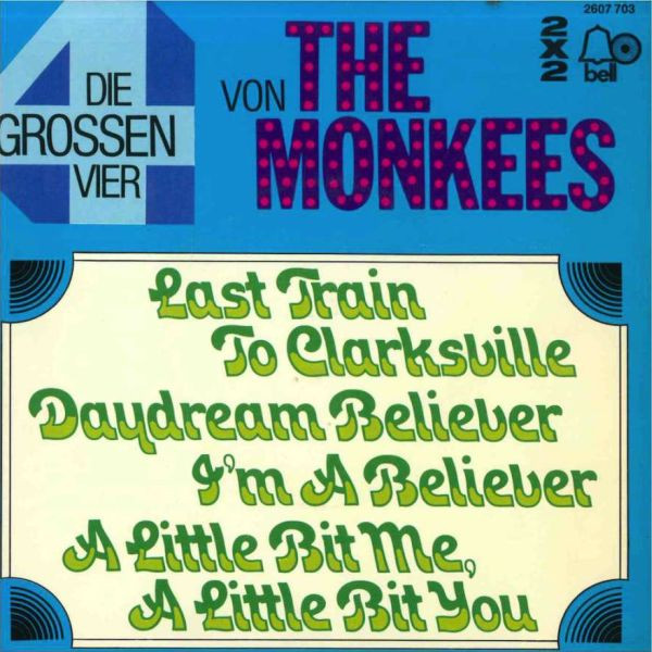 Cover The Monkees - Die Grossen Vier (2x7) Schallplatten Ankauf