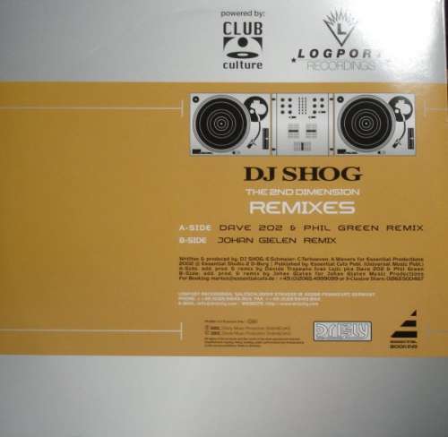 Cover DJ Shog - The 2nd Dimension (Remixes) (12) Schallplatten Ankauf