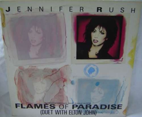Cover Jennifer Rush - Flames Of Paradise (Duet With Elton John) (Extended Version) (12, Maxi) Schallplatten Ankauf