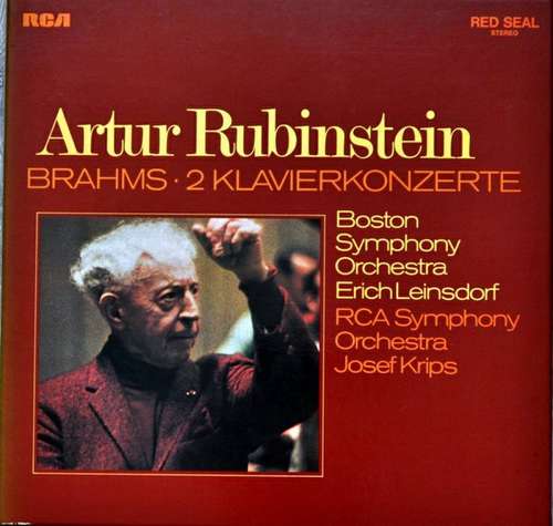 Cover Artur Rubinstein* - Brahms* - Brahms - 2 Klavierkonzerte (2xLP, Album + Box, Comp) Schallplatten Ankauf