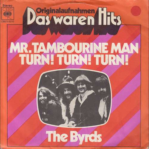 Cover The Byrds - Mr. Tambourine Man / Turn! Turn! Turn! (7, Single) Schallplatten Ankauf