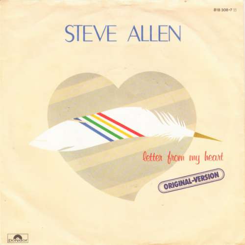 Cover Steve Allen - Letter From My Heart (Original Version) (7, Single) Schallplatten Ankauf