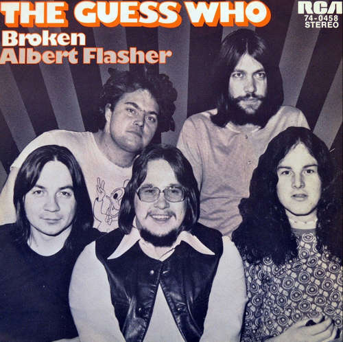 Cover The Guess Who - Broken / Albert Flasher (7) Schallplatten Ankauf