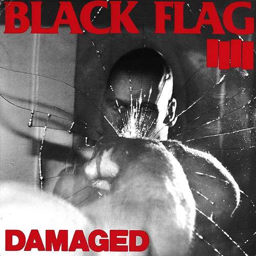 Cover Black Flag - Damaged (LP, Album, RP) Schallplatten Ankauf