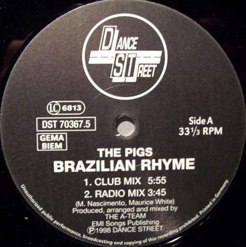 Cover The Pigs - Brazilian Rhyme (12) Schallplatten Ankauf