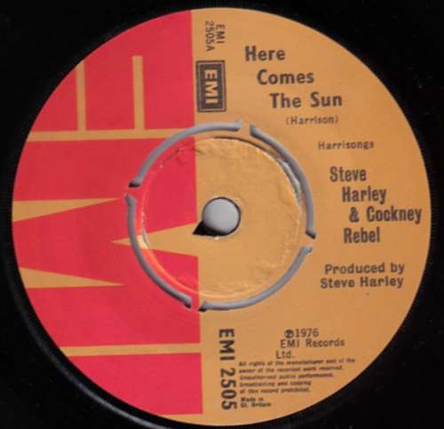 Cover Steve Harley & Cockney Rebel - Here Comes The Sun  (7, Single) Schallplatten Ankauf