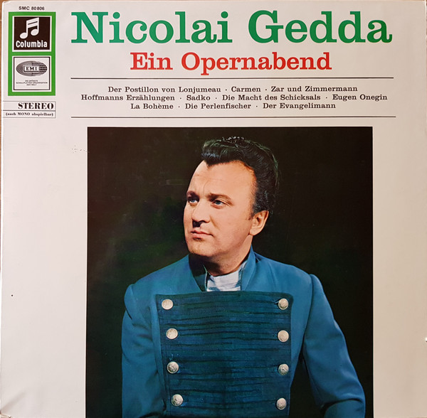 Cover Nicolai Gedda - Ein Opernabend (LP) Schallplatten Ankauf