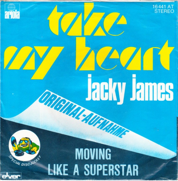 Cover Jacky James - Take My Heart (7, Single) Schallplatten Ankauf