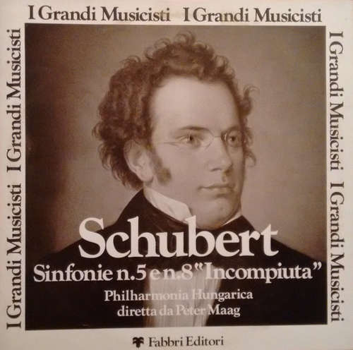 Cover Schubert* — Philharmonia Hungarica / Peter Maag - Sinfonie N.5 E N.8 Incompiuta (LP) Schallplatten Ankauf