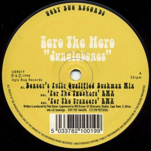 Cover Zero The Hero - Junglebones (12) Schallplatten Ankauf