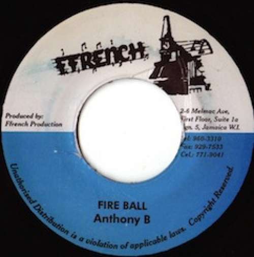 Cover Anthony B - Fire Ball (7) Schallplatten Ankauf