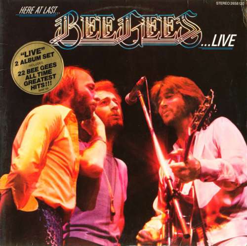 Cover Bee Gees - Here At Last - Live (2xLP, Album, Gat) Schallplatten Ankauf