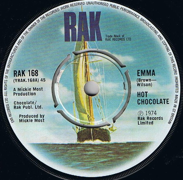 Cover Hot Chocolate - Emma (7, Single, Kno) Schallplatten Ankauf