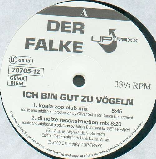 Cover Der Falke - Ich Bin Gut Zu Vögeln (12, Maxi) Schallplatten Ankauf