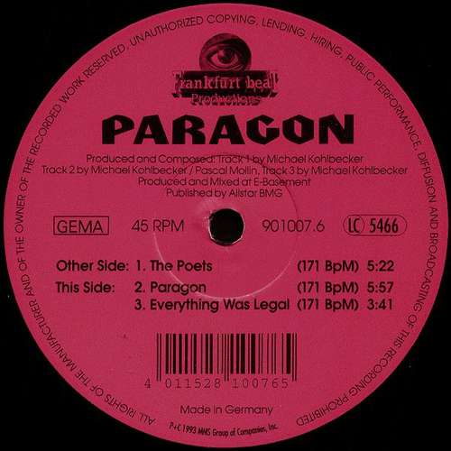 Cover Paragon - The Poets (12) Schallplatten Ankauf