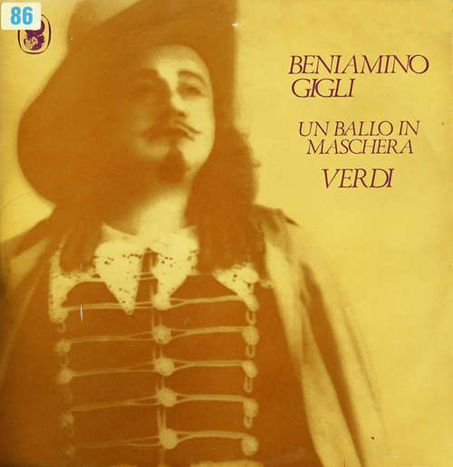 Cover Verdi*, Beniamino Gigli - Un Ballo In Maschera (2xLP, Album, Mono, Club) Schallplatten Ankauf