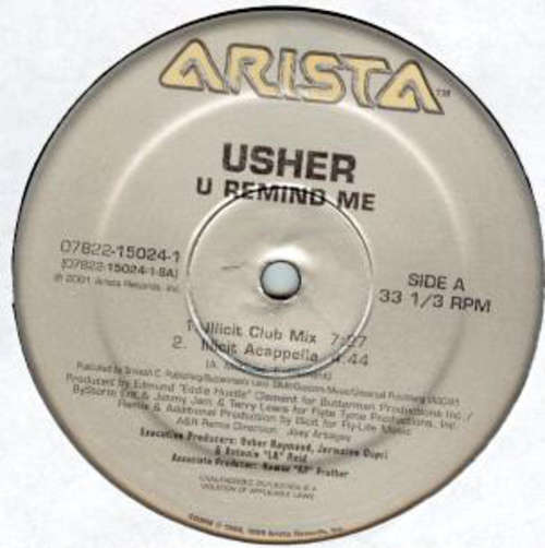 Cover Usher - U Remind Me (12) Schallplatten Ankauf