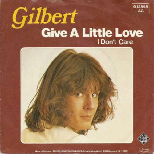 Cover Gilbert (23) - Give A Little Love (7, Single) Schallplatten Ankauf