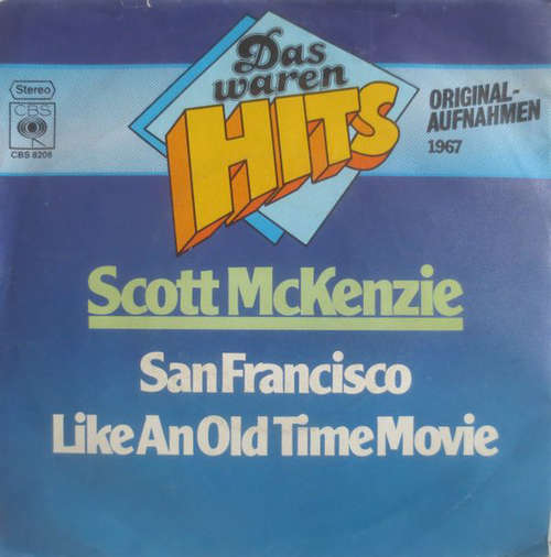 Cover Scott McKenzie - San Francisco (7, Single) Schallplatten Ankauf