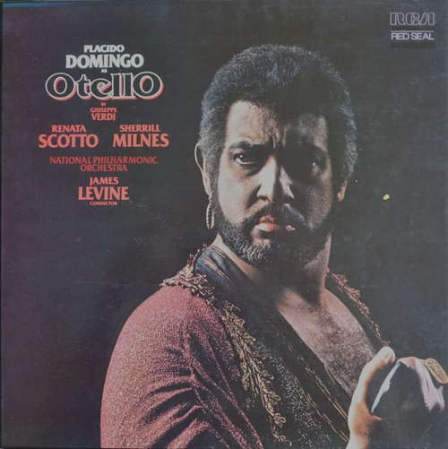 Cover Verdi*  -  Placido Domingo, Renata Scotto, Sherrill Milnes, National Philharmonic Orchestra, James Levine (2) - Otello (3xLP + Box) Schallplatten Ankauf
