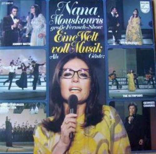 Cover Nana Mouskouri - Eine Welt Voll Musik (LP, Club) Schallplatten Ankauf