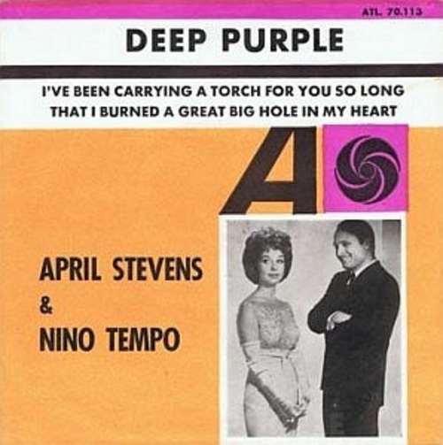 Cover April Stevens & Nino Tempo* - Deep Purple (7, Single) Schallplatten Ankauf