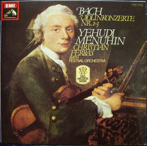 Cover Bach*, Yehudi Menuhin - Violinkonzerte Nr. 1-3 (LP, Album) Schallplatten Ankauf