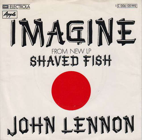Cover John Lennon - Imagine (7, Single) Schallplatten Ankauf
