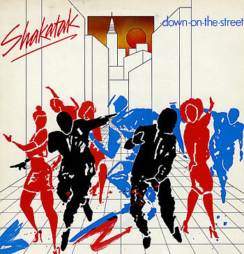 Cover Shakatak - Down On The Street (LP, Album, RE) Schallplatten Ankauf