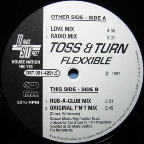 Cover Toss & Turn - Flexx-Ible (12) Schallplatten Ankauf