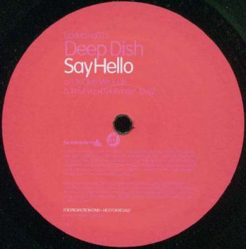 Cover Deep Dish - Say Hello (12, Promo) Schallplatten Ankauf