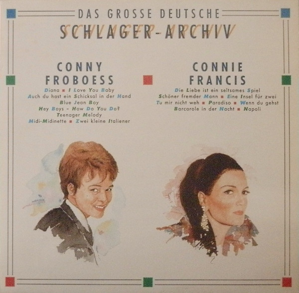 Cover Conny Froboess - Connie Francis - Das Grosse Deutsche Schlager-Archiv (LP, Comp, Club) Schallplatten Ankauf