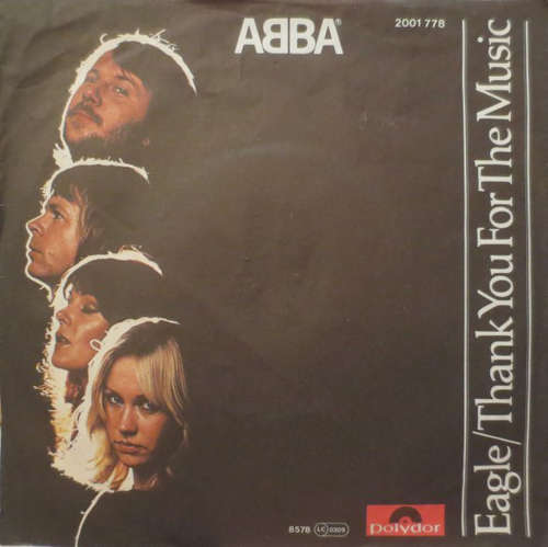 Cover ABBA - Eagle / Thank You For The Music (7, Single, Pap) Schallplatten Ankauf