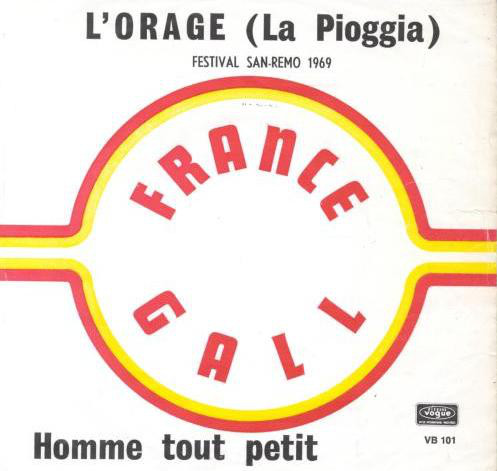 Bild France Gall - L'Orage (La Pioggia) (7, Single) Schallplatten Ankauf