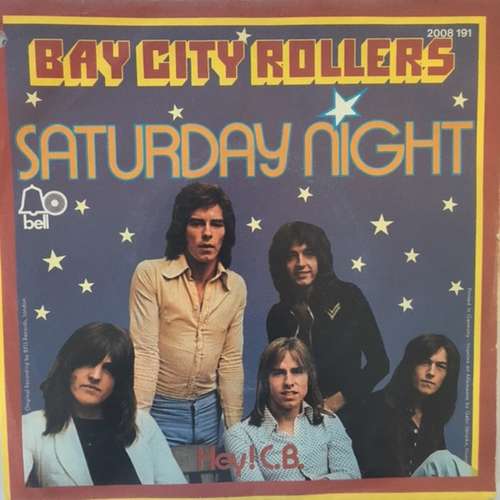 Cover Bay City Rollers - Saturday Night (7, Single) Schallplatten Ankauf