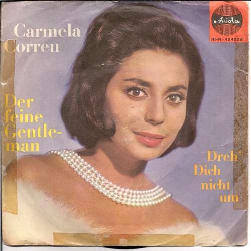 Cover zu Carmela Corren - Der Feine Gentleman (7, Single, Mono) Schallplatten Ankauf